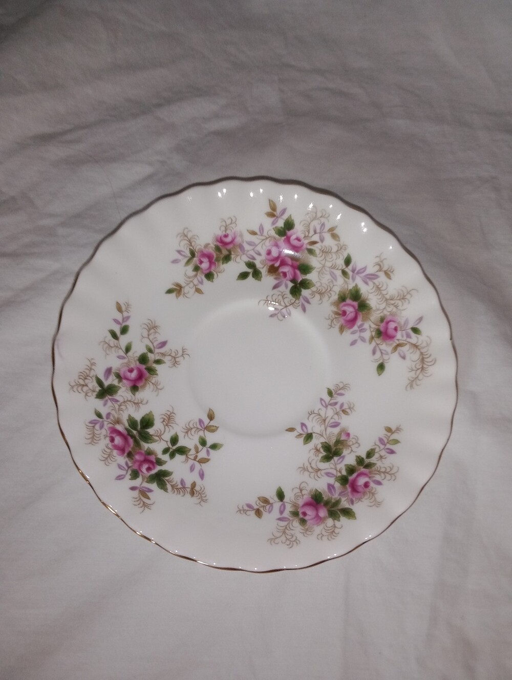 Vintage Lavender Rose Tea Cup Saucer Replacement Bone China Royal Albert England